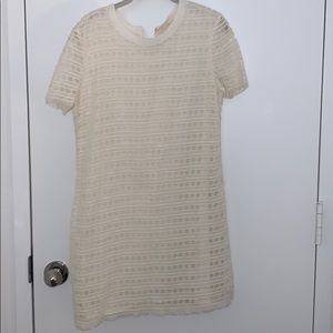Tory Burch Ivory weave shift dress